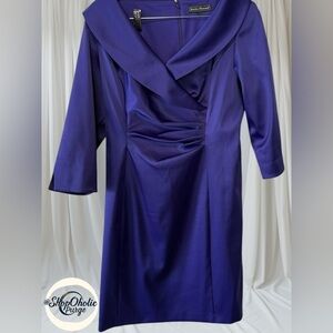 Jessica Howard Elegant Purple Dress Purple Cocktail Dress Size Medium